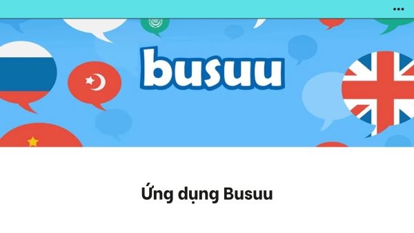 Ứng dụng luyện viết Tiếng Anh Busuu