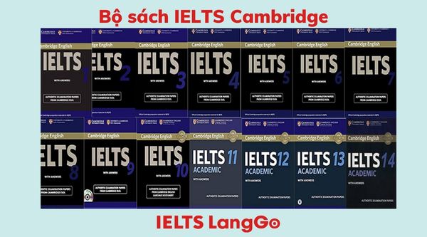 Bộ Cambridge Practice IELTS đã có 16 quyển